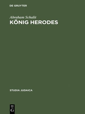 cover image of König Herodes